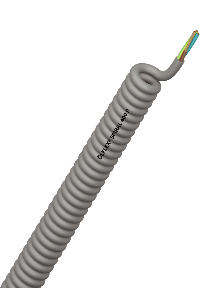 Cordon Spirale Nu - 5 Conducteurs - 5 Mètres - Câbles