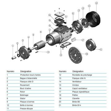 Pièces détachées MH1/MH2/MH3