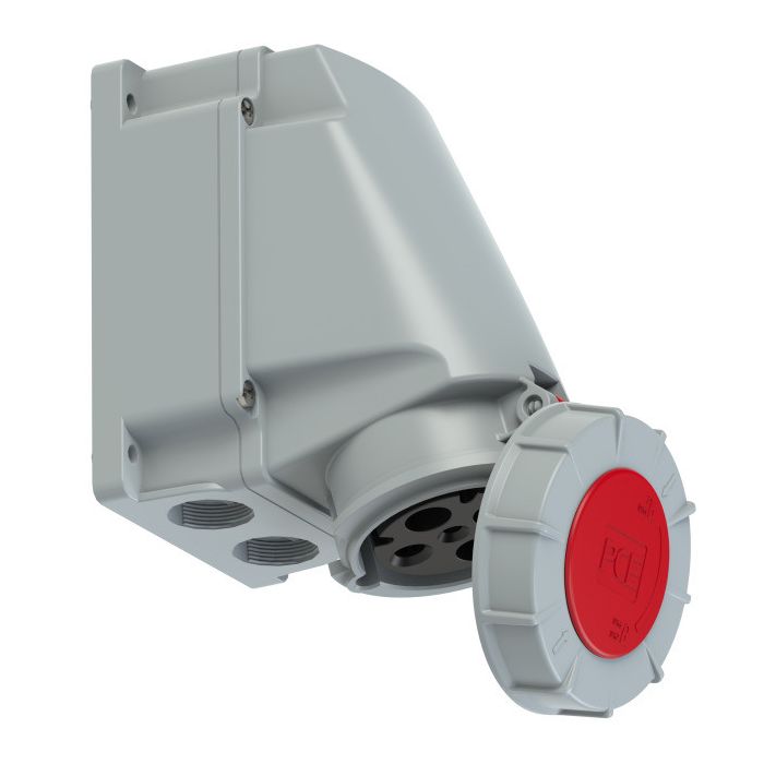 PRISE MURALE 230V 3P 63A IP67 AVEC CONTACT PILOTE main product photo