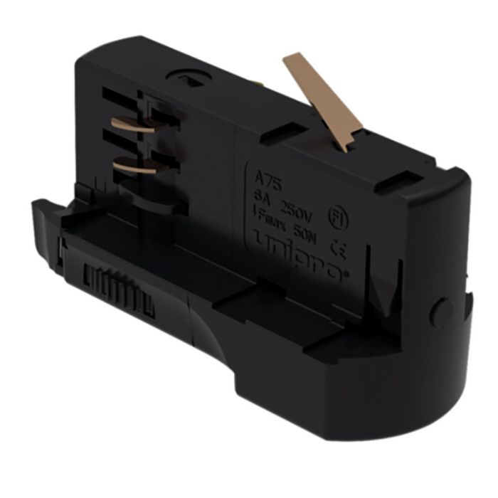 RAIL ADAPTATEUR ELECTRIQUE NOIR ON/OFF main product photo