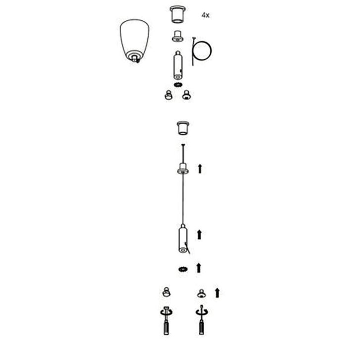 KIT 4 FILINS DE SUSPENSION 2M POUR FIRST P ET MICR main product photo