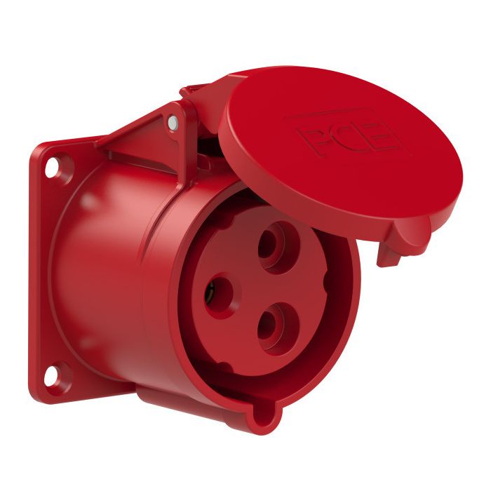 PRISE DROITE S/E 400V 32A 3P TERRE 9H IP44 (70X70) main product photo