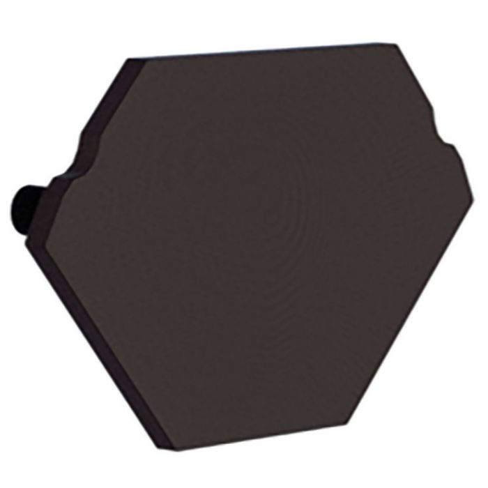 RADIUM ENDCAP PROFILE SMALL CORNER BLACK main product photo