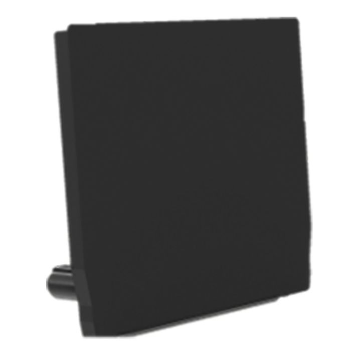 RADIUM ENDCAP SQUARE PROFILE M U FLAT BLACK main product photo
