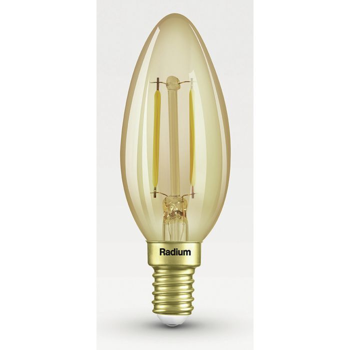 SOURCE LED E14 RADIUM RL-C22 824/C FIL GOLD 2.5W 220LM main product photo