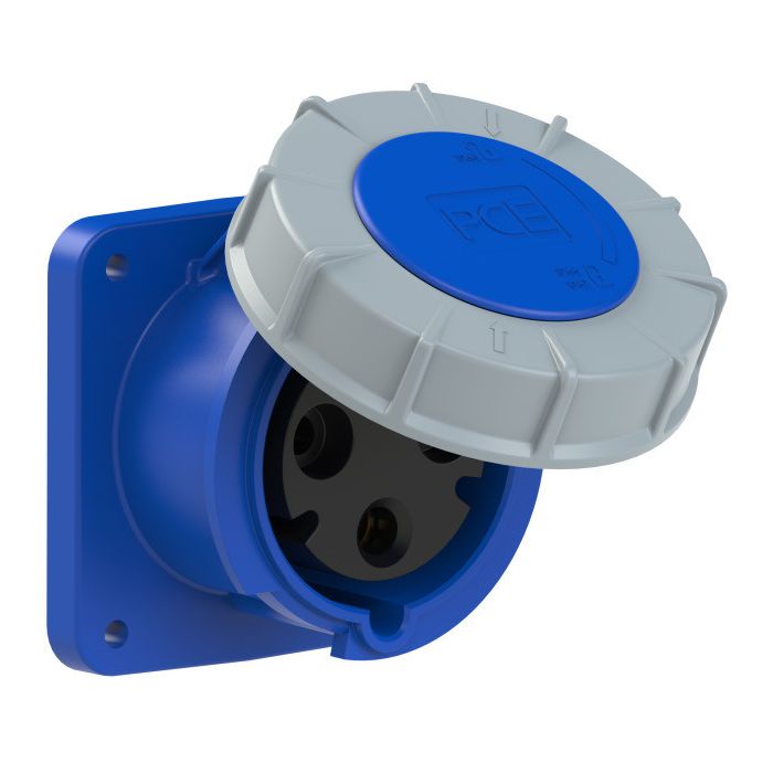 PRISE DROITE S/E 230V 63A 3P IP67 (107X100) main product photo