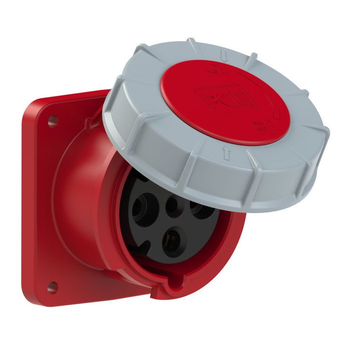 PRISE DROITE S/E 400V 63A 4P IP67 (107X100) main product photo