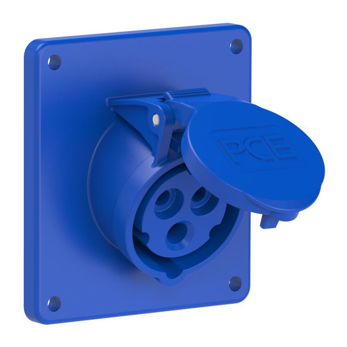 PRISE INCLINE S/E 230V 16A 3P IP44 (100X92) main product photo