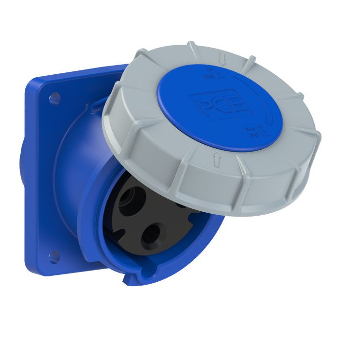 PRISE INCLINE S/E 230V 63A 3P IP67 (107X100) main product photo