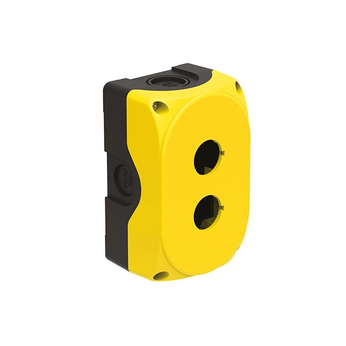 Boîtier de commande jaune à équiper - 2 emplacements main product photo