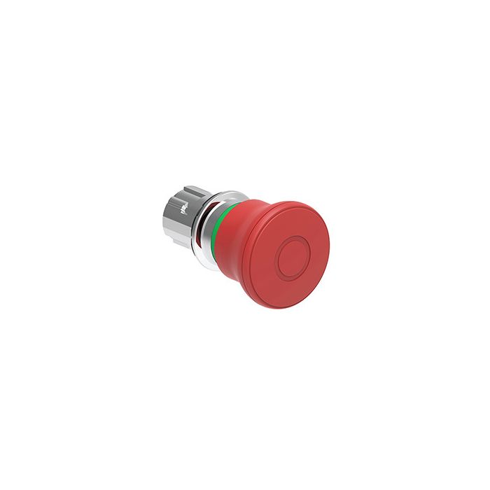 Tête d'arrêt d'urgence métallique pousser-tirer 40MM rouge main product photo