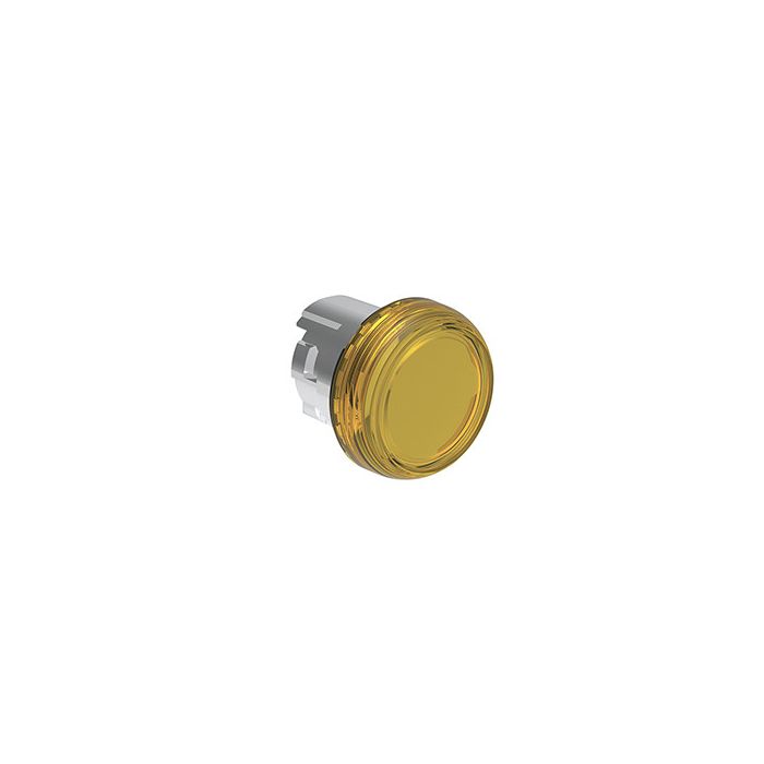 Tête de voyant métallique jaune main product photo