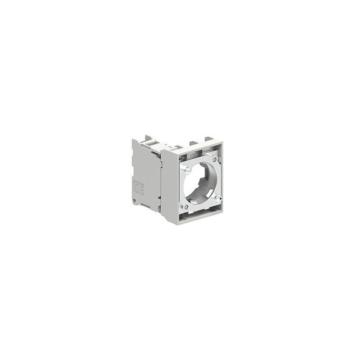 Bloc contact auxiliaire à ouverture 1NF ROUGE avec support de fixation pour tête métallique main product photo