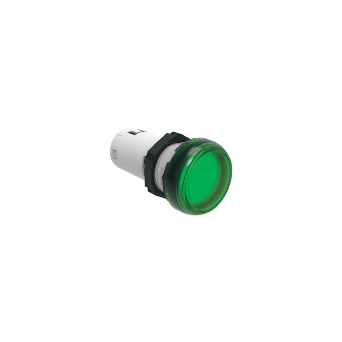 Voyant monobloc plastique LED 24VAC/DC vert main product photo