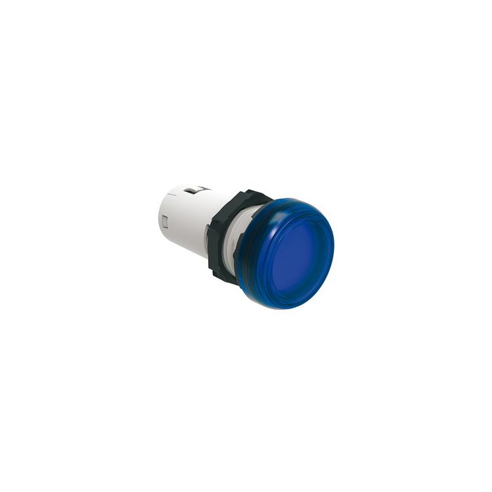 Voyant monobloc plastique LED 230VAC bleu main product photo