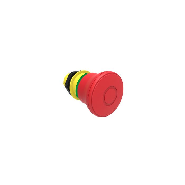 Tête d'arrêt d'urgence plastique pousser/tirer rouge 40mm main product photo