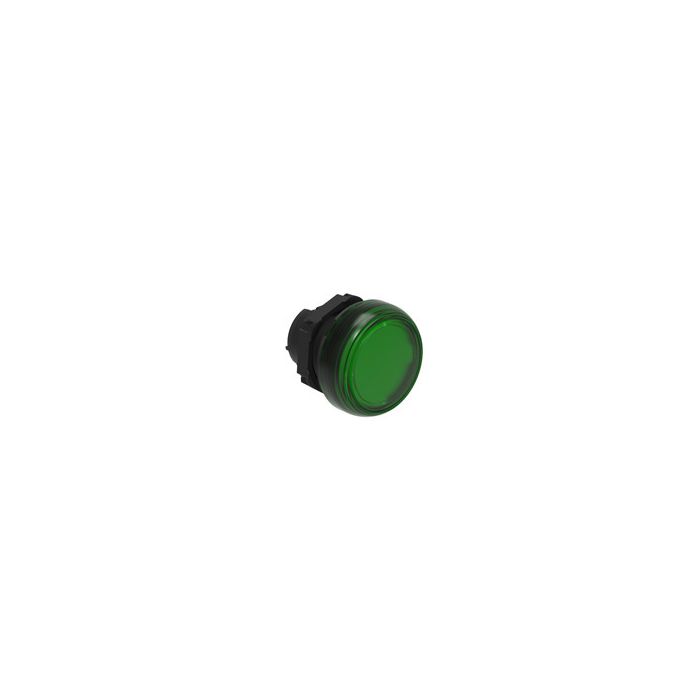 Tête de voyant plastique vert main product photo
