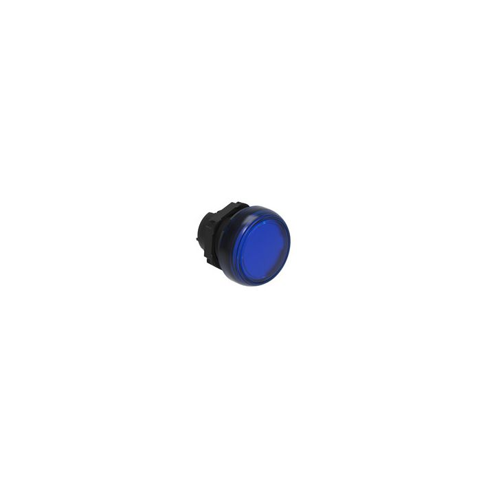 Tête de voyant plastique bleu main product photo