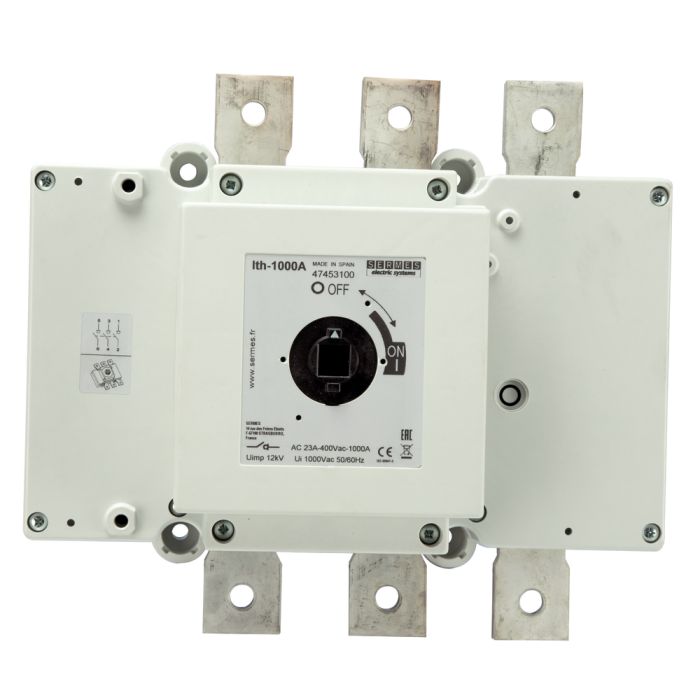 Interrupteur-sectionneur O2 1000A 3 pôles main product photo