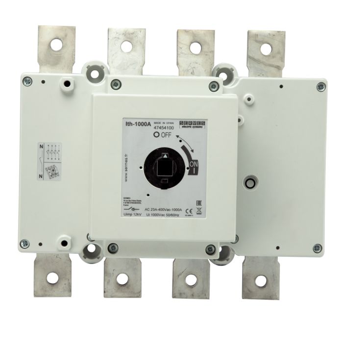 Interrupteur-sectionneur O2 1000A 4 pôles main product photo