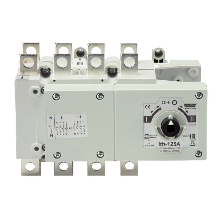 Inverseur de source manuelO3 125A 4 pôles main product photo