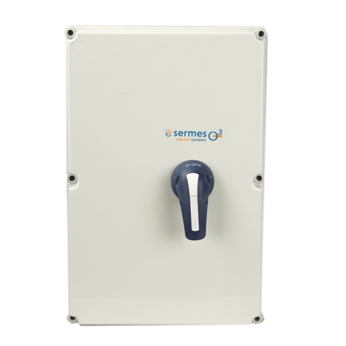 Coffret polyester inverseur de source O3 4 pôles 160A à commande frontale main product photo
