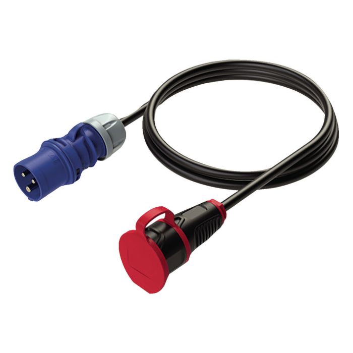 Adaptateur CEE 3P /NF 230V avec câble 0,8 mètres 3G1,5 HO7-R main product photo