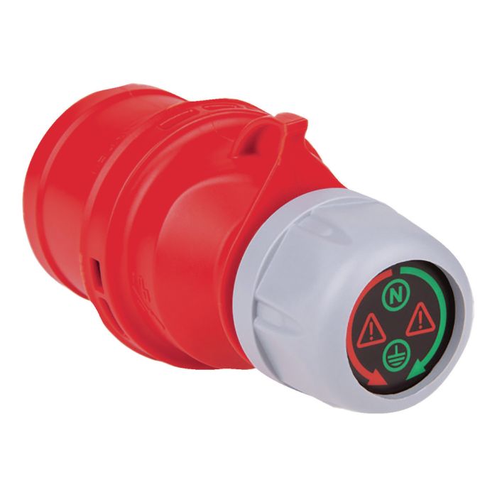 FICHE 32A 5P 400V IP44 3 VOYANTS TEST ROTATION main product photo