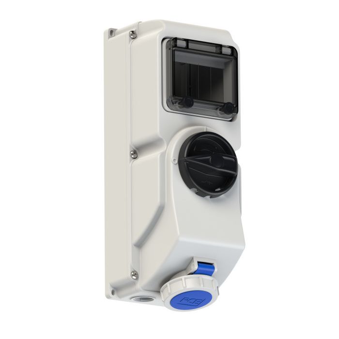 PRISE INTER MURALE 5 MODULES 90 230V 16A 3P IP67 main product photo