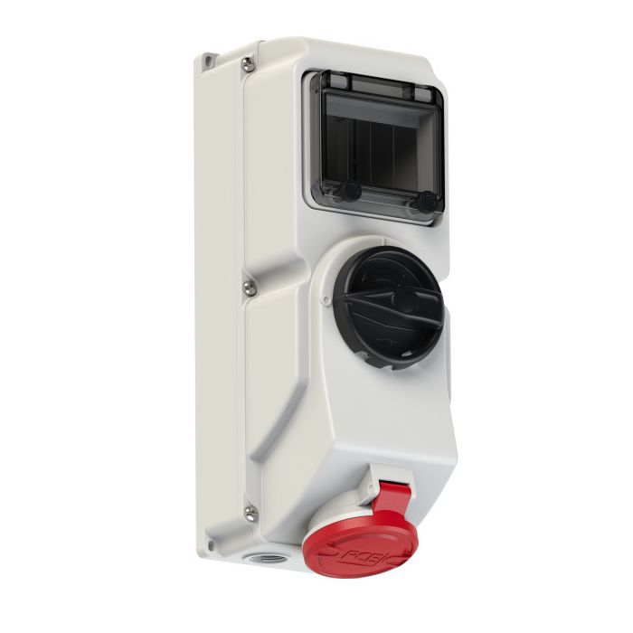 PRISE INTER MURALE 5 MODULES 90 400V 16A 4P IP44 main product photo