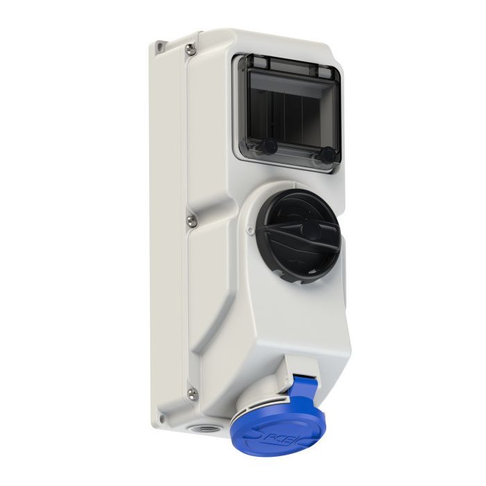 PRISE INTER MURALE 5 MODULES 90 230V 32A 3P IP44 main product photo
