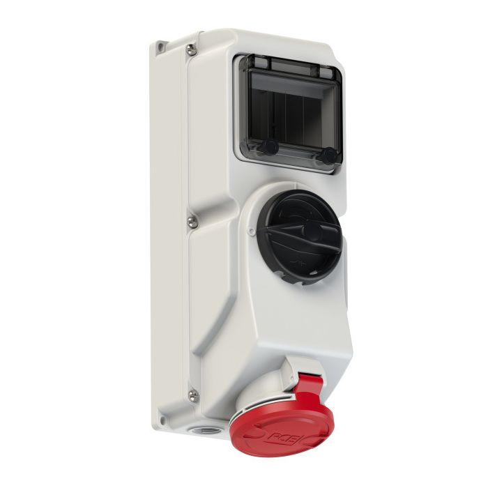 PRISE INTER MURALE 5 MODULES 90 400V 32A 5P IP44 main product photo