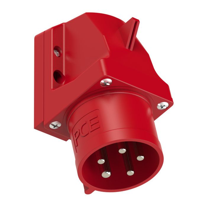CONNECTEUR INCLINE 400V 16A 5P IP44 INV.DE PHASES main product photo