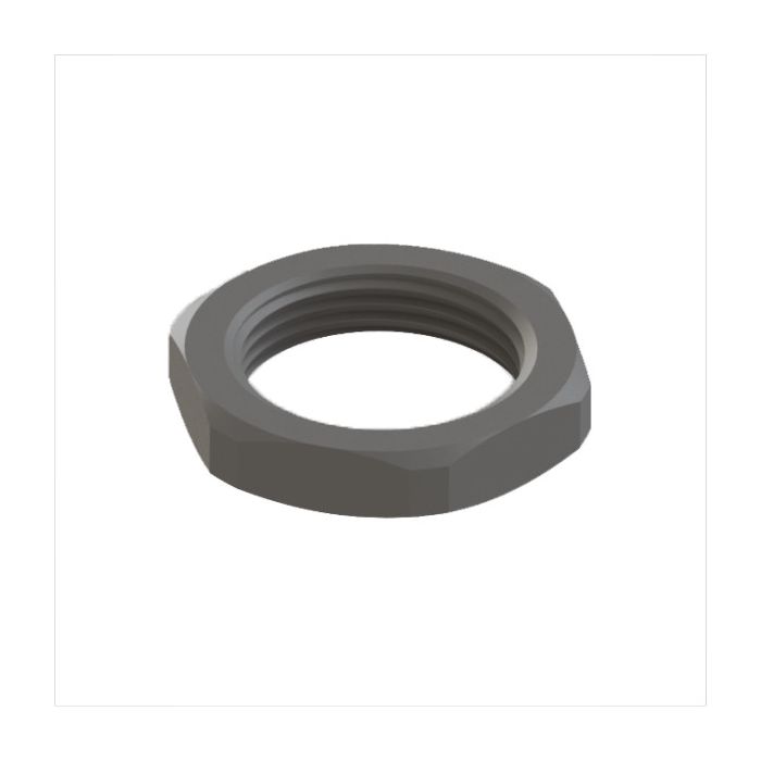 Contre-écrou M25 PA6 gris RAL7001 main product photo