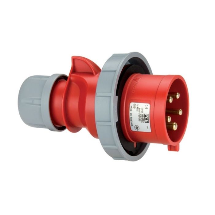 Fiche CEI 400V 16A 3P+N+T IP67 inverseur de phase main product photo