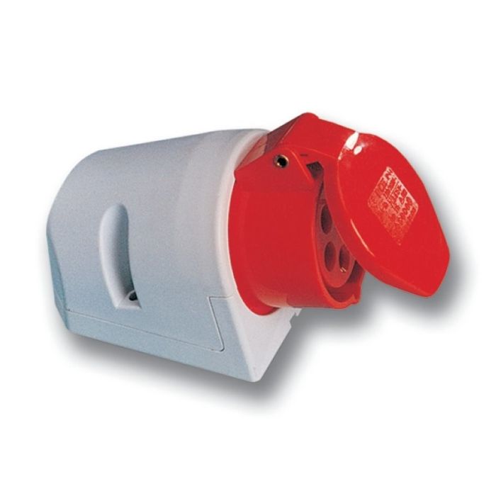 Prise murale CEI 400V 3P+N+T 16A IP44 main product photo