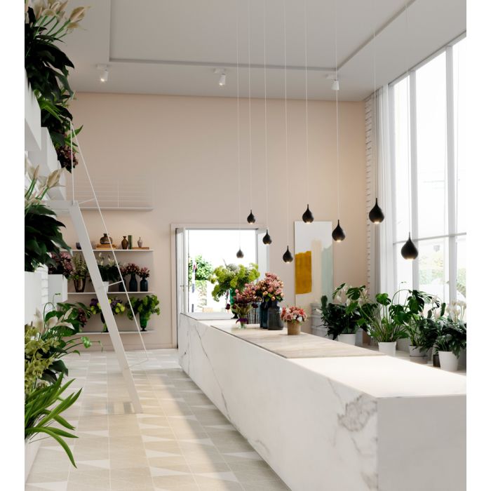 PLAFONNIER DRIP NOIR 6,4W 450LM 3000K main product photo