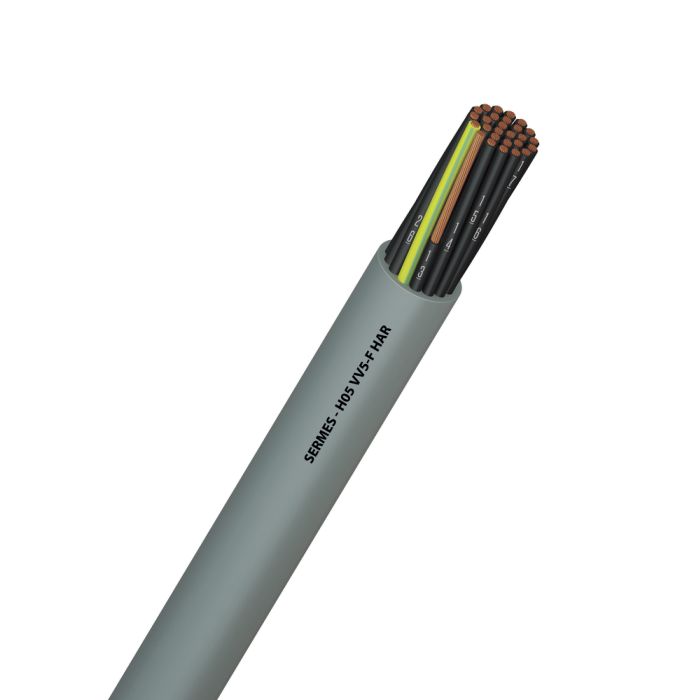 Câble SERMES H05 VV5-F HAR TEL, pour les machines outils, chaine de production et de montage