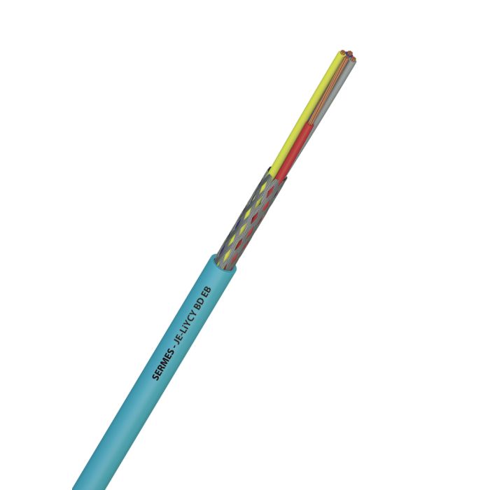 Câble SERMES JE-LiYCY BD EB, Câble de raccordement pour application en électronique, mesures, commande et transmission de données.