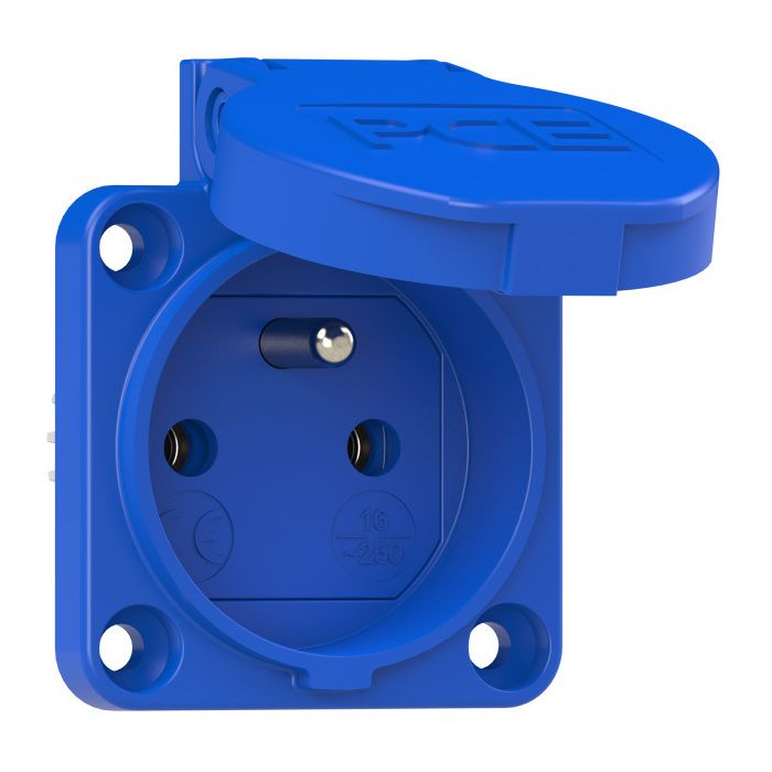 PC NF BLEUE 16A 3P 230V IP54 (70x70) B/RESSORT main product photo