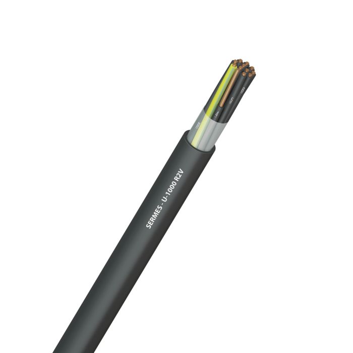 Câble SERMES U-1000 R2V, pour installations domestiques ou tertiaires et individuelles