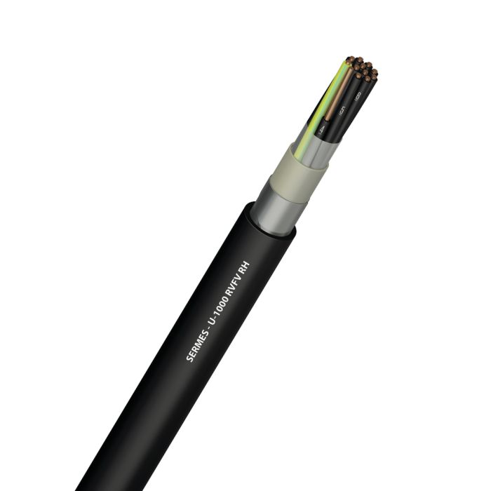 Câble SERMES U 1000 RVFV RH, pour Installations industrielles