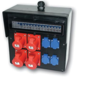 Coffret de distribution mobile caoutchouc (vide)