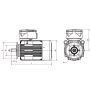 Moteur 4KTCB14 schema dimensions Sermes