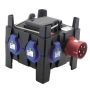Coffret 6 NF + Arrêt Général + DD 16A 30 mA + 3m 3G2,5 sur fiche NF 16A