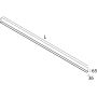 plafonnier suspendu leader p/s SERMES