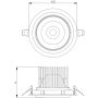 downlight, encastré, retail