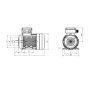 Moteur MH3 B34 schema dimensions Sermes