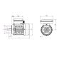 Moteur MMD B14 schema dimensions Sermes
