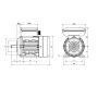 Moteur MMD B34 schema dimensions Sermes